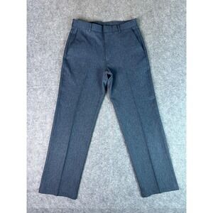 Vintage Levis Action Slacks Pants Mens 33x30 Blue Gray Dress Trousers USA 80s